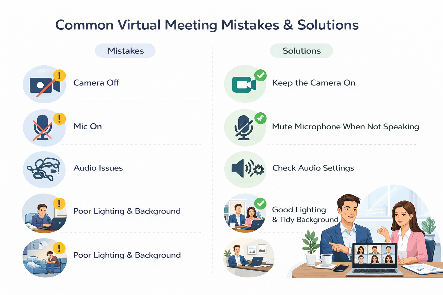 Common Online Meeting Mistakes and How to Avoid Them