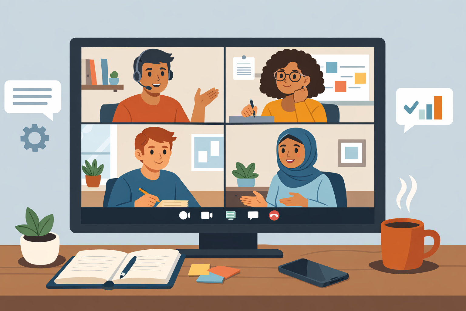 Online Meeting Tips to Improve Productivity and Engagement